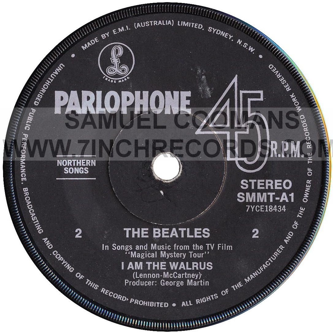 Label Bside of disc 1