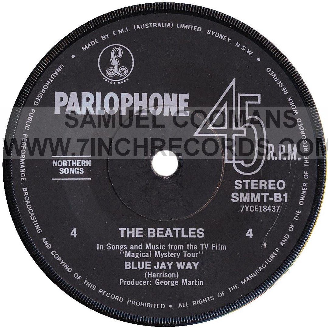 Label Bside of disc 2