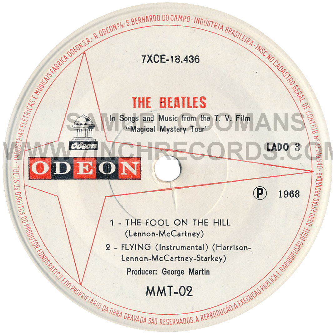 Label Aside of disc 2