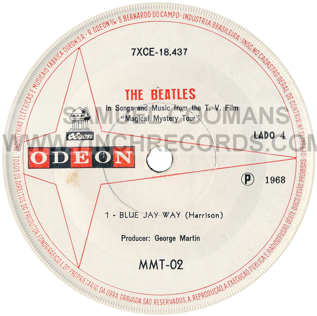 Label Bside of disc 2