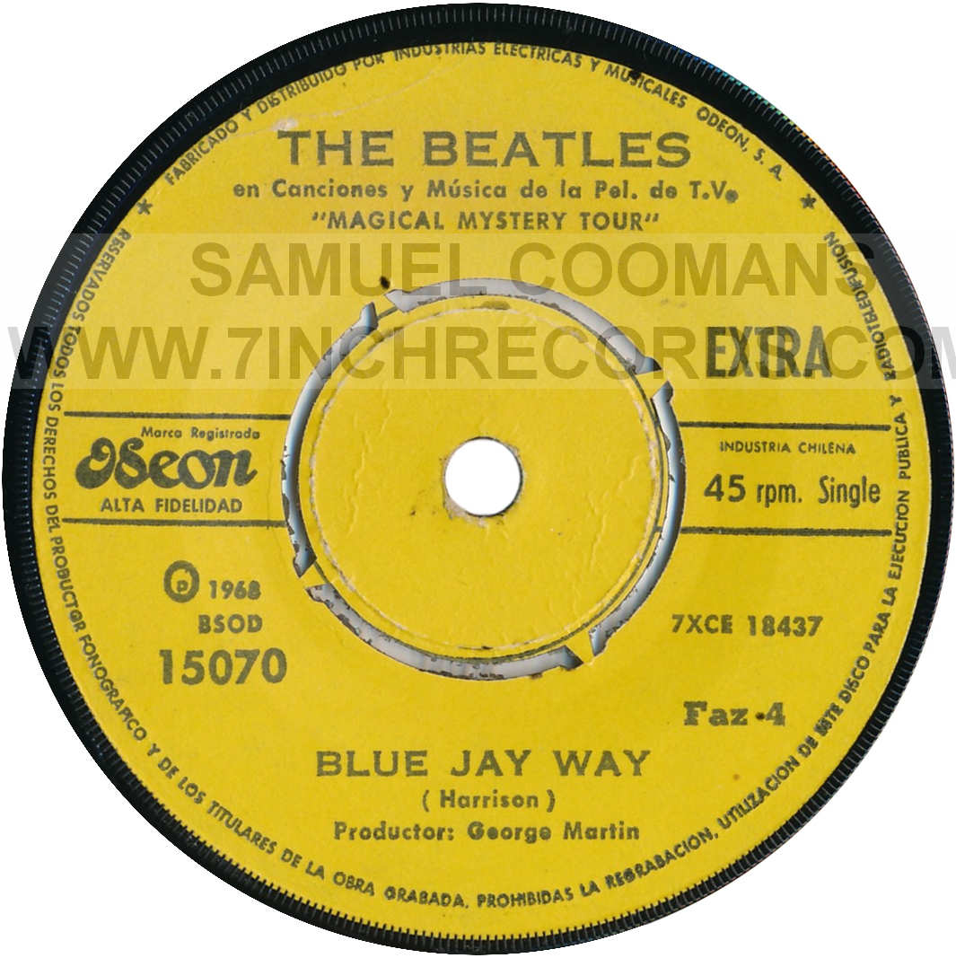 Label Bside of disc 2