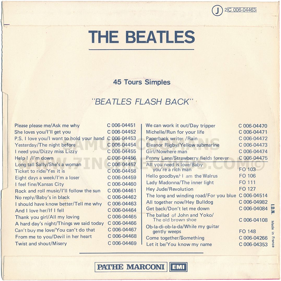Front of sleeve