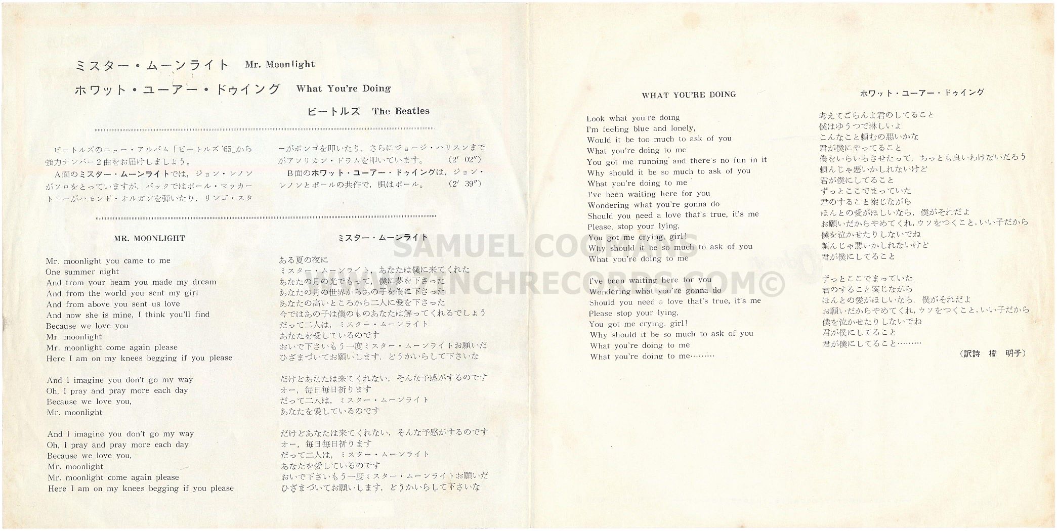 Inner Flaps of sleeve