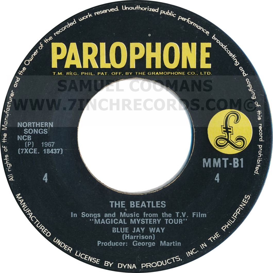 Label Bside of disc 2