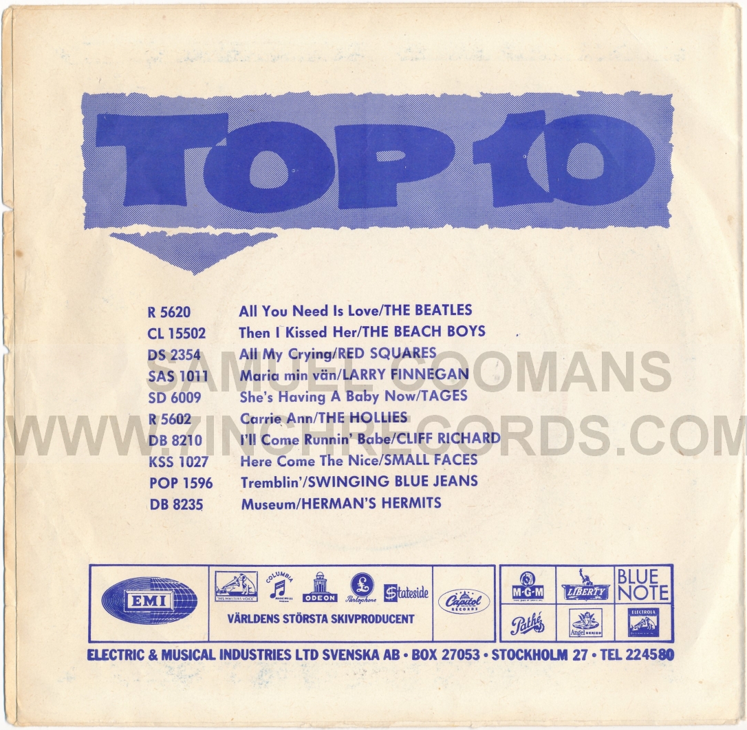 Back of sleeve