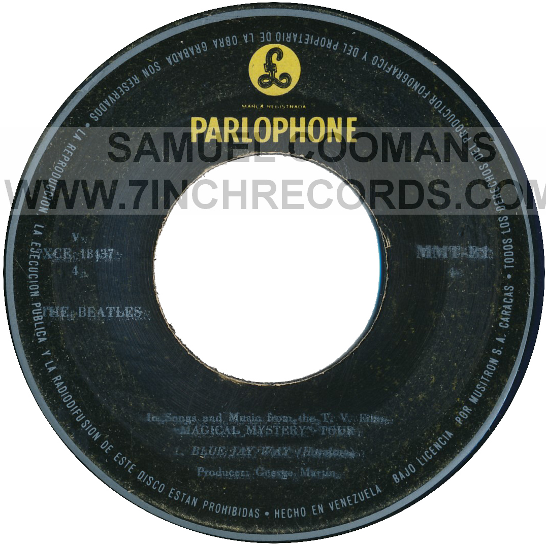 Label Bside of disc 2