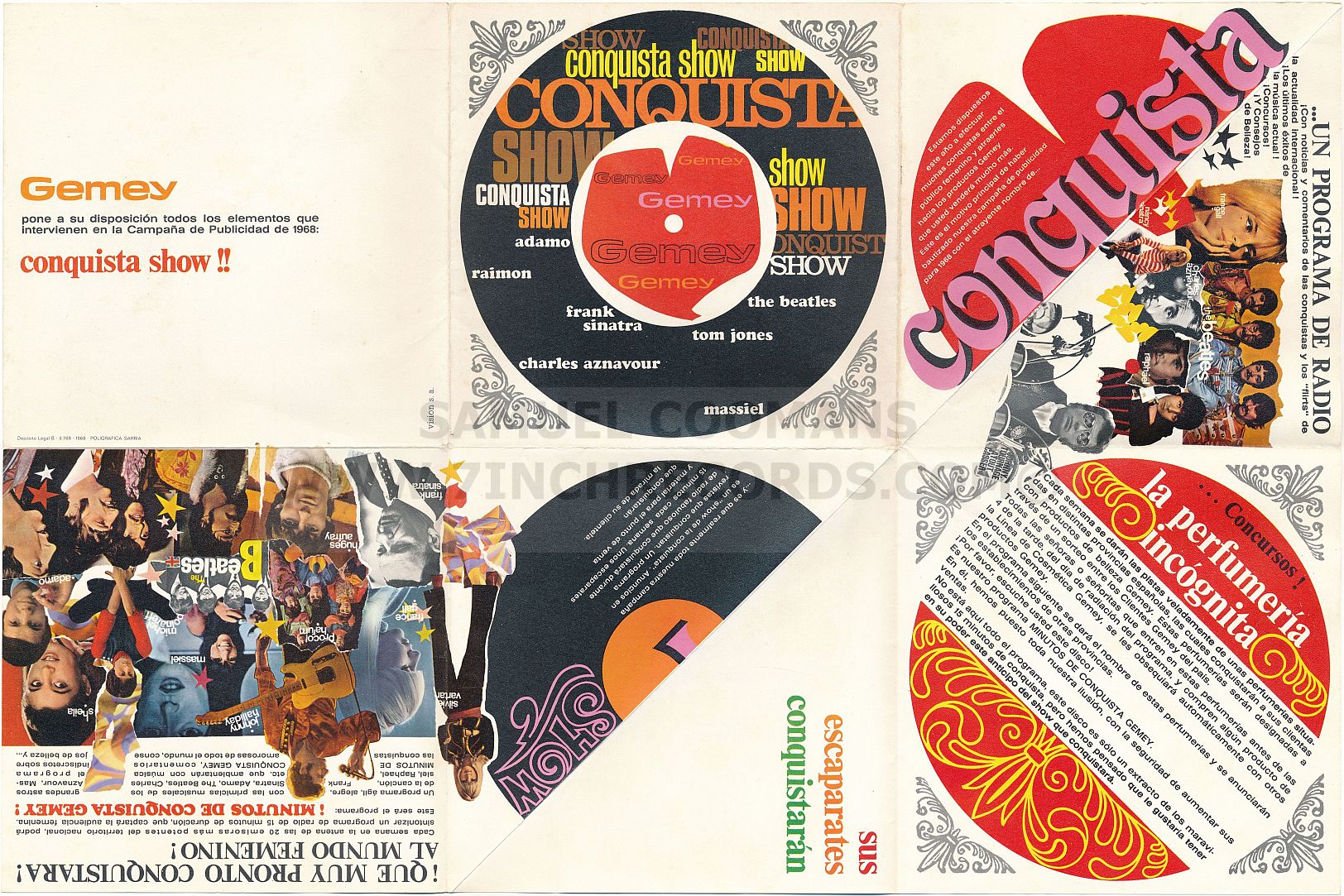 Inner Flaps of booklet