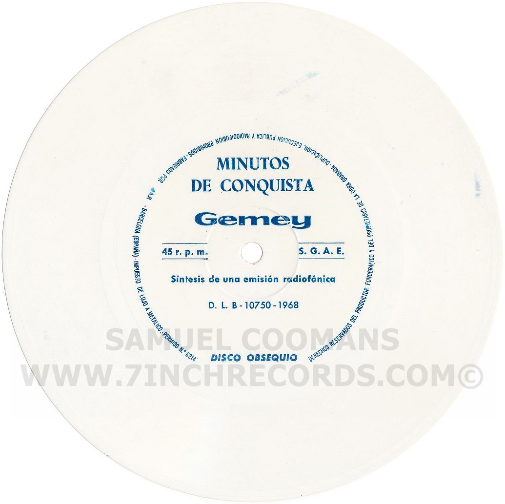 Label Aside of disc 1