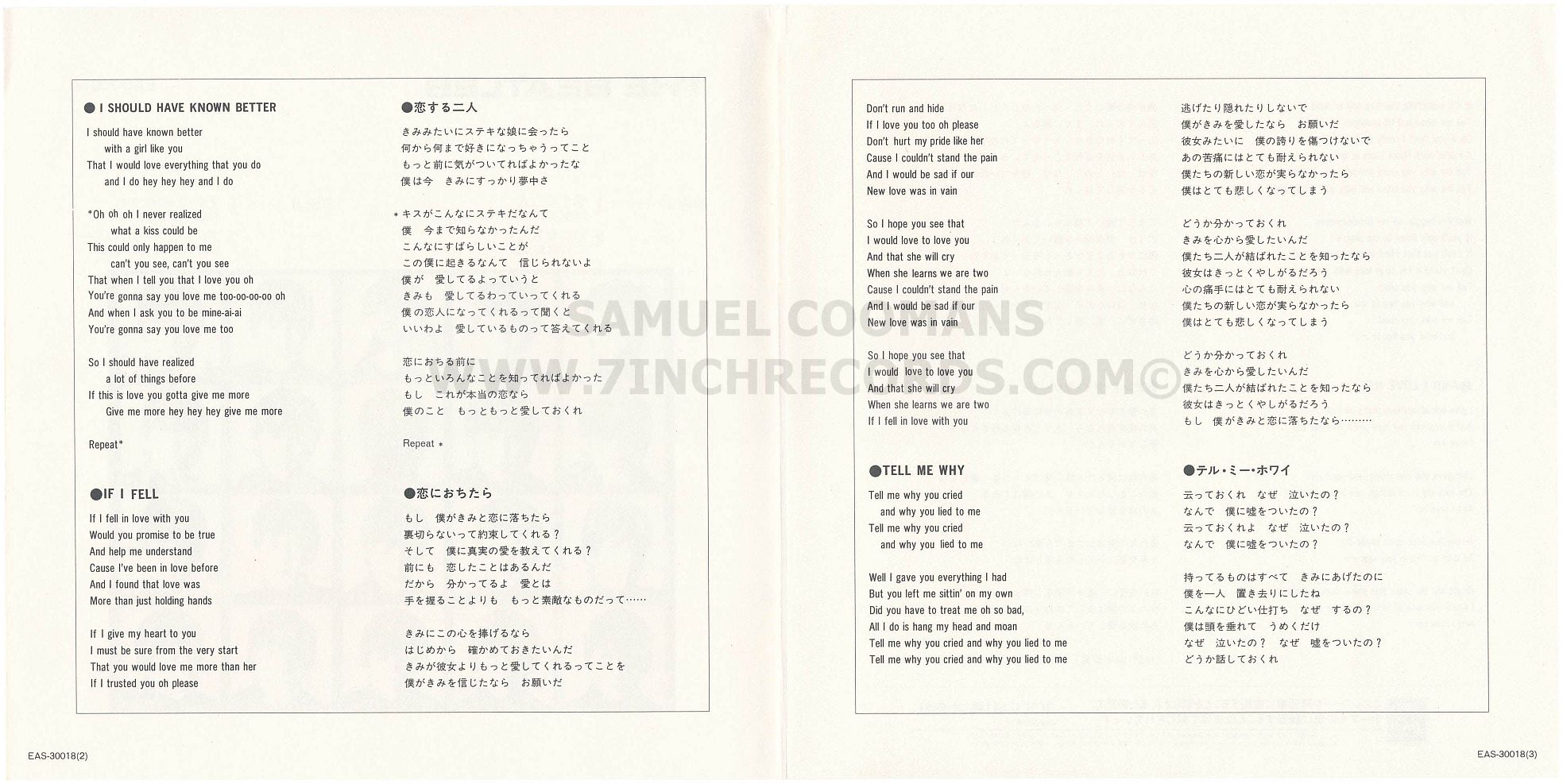 Inner Flaps of sleeve