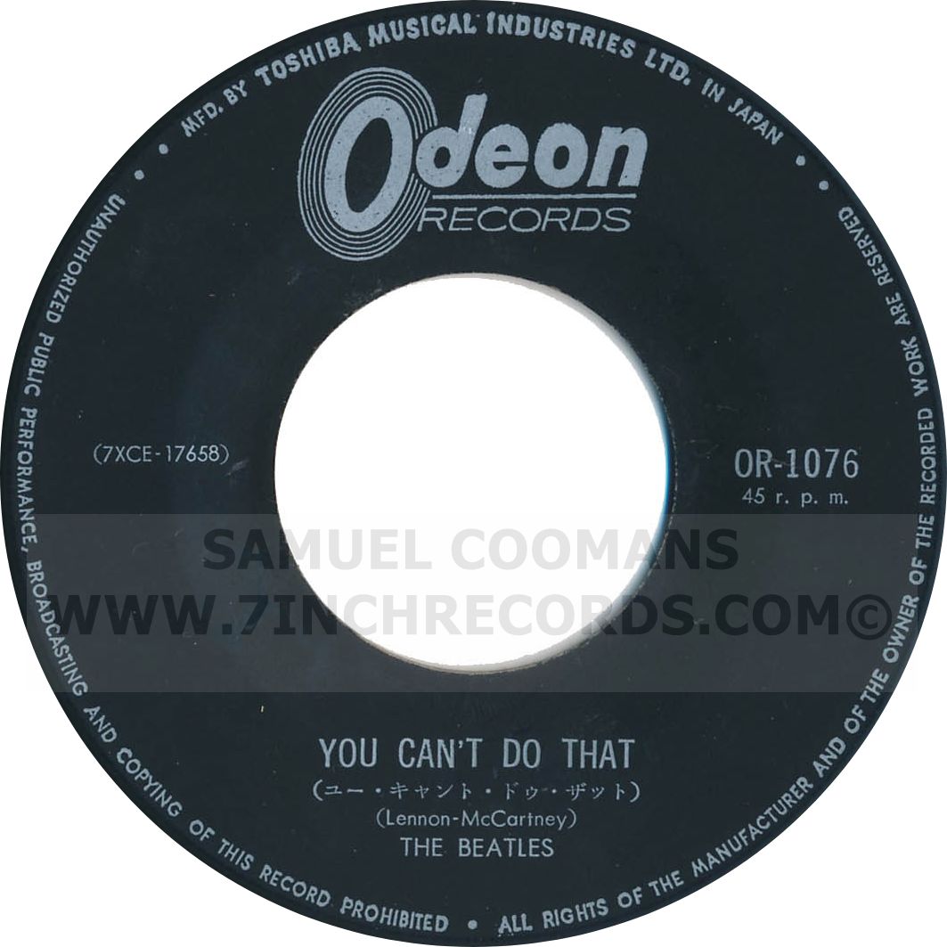 Label Bside of disc 1