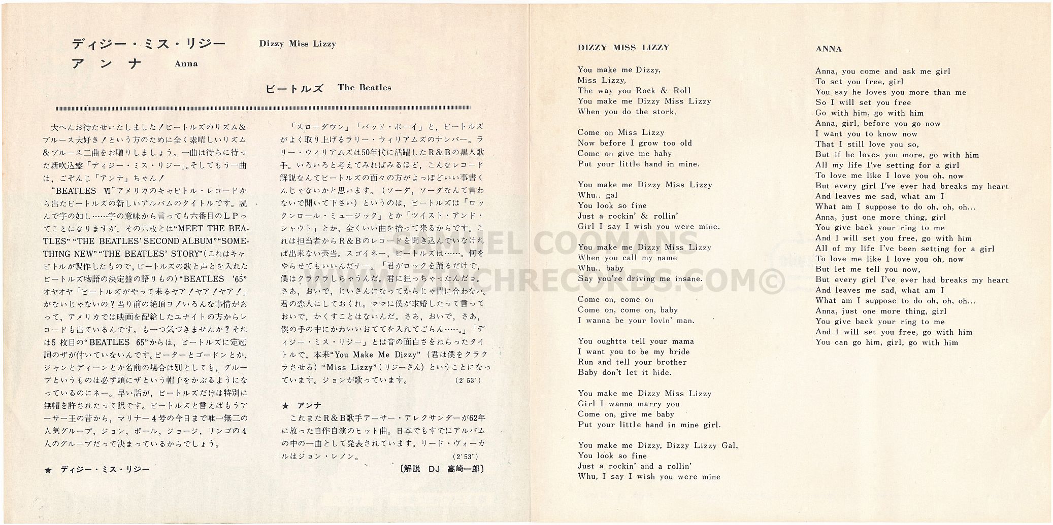 Inner Flaps of sleeve