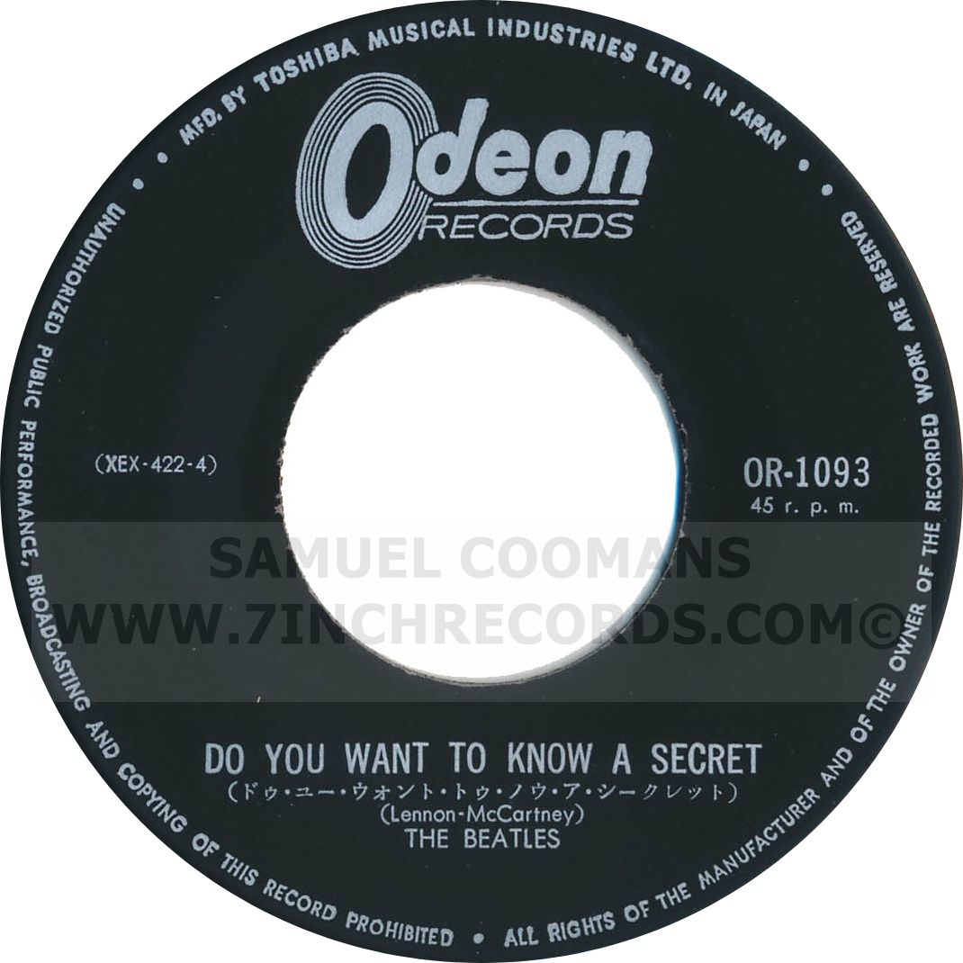 Label Aside of disc 1