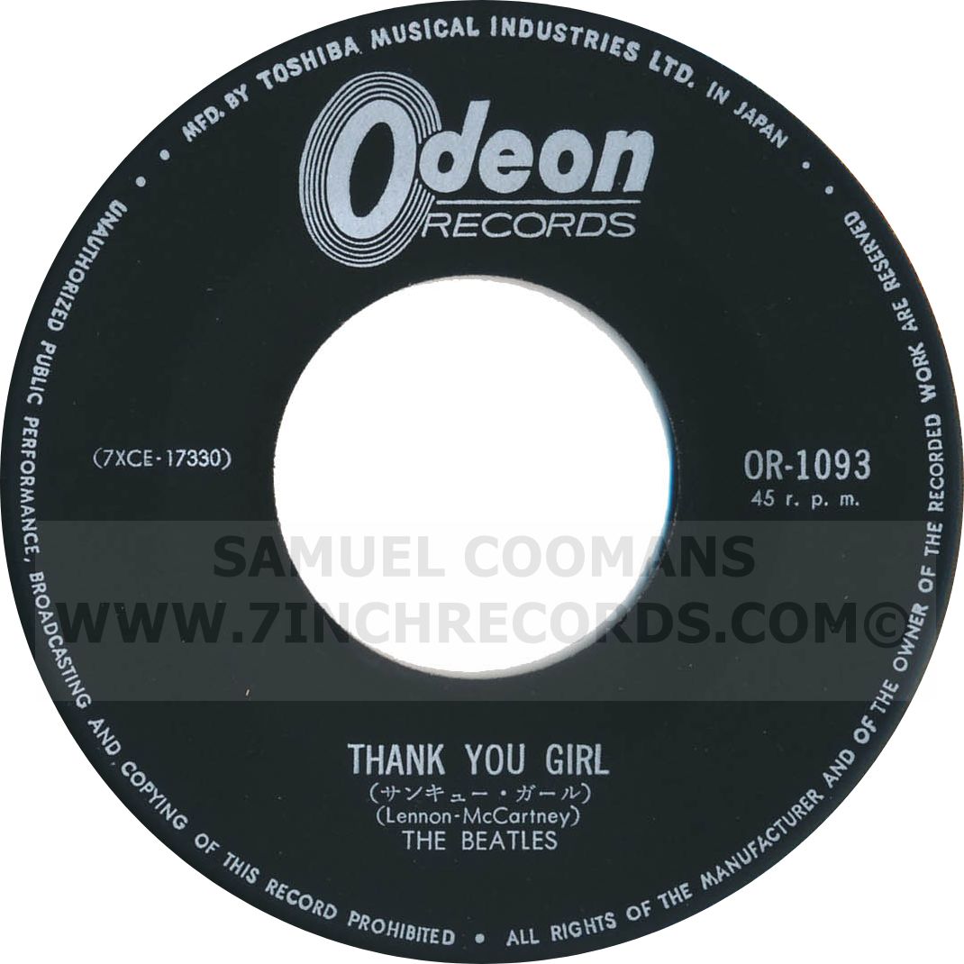 Label Bside of disc 1