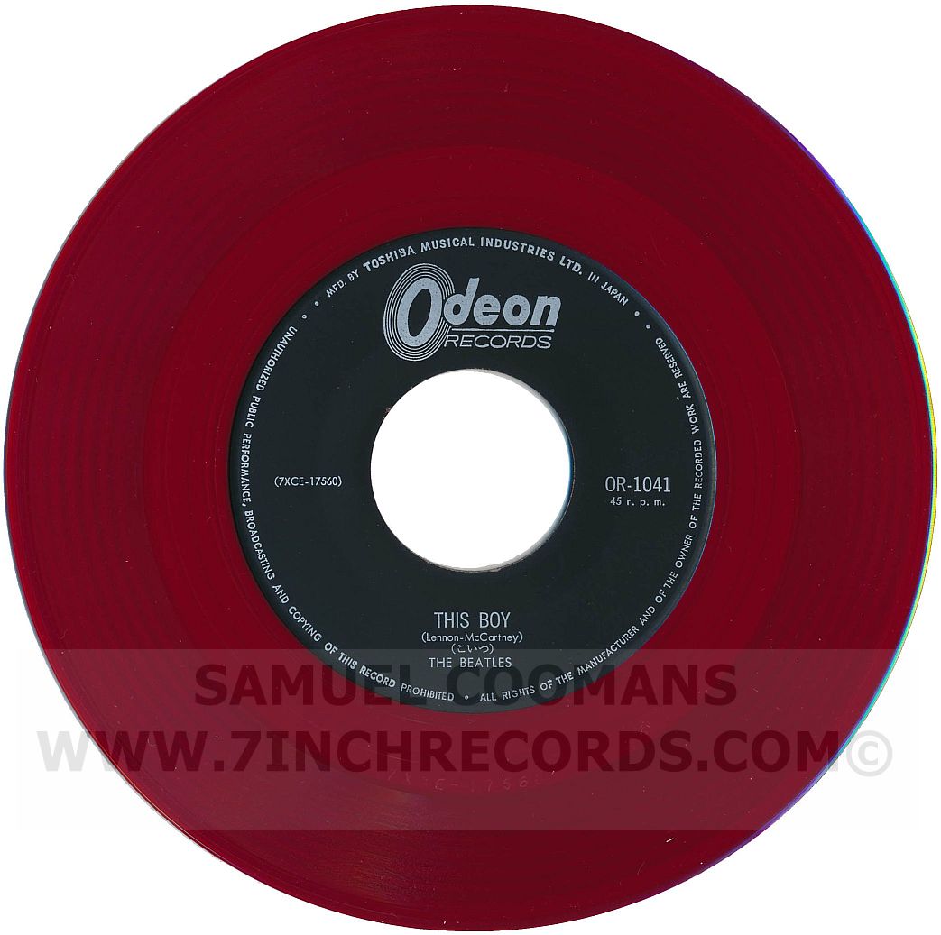 Label Bside of disc 1