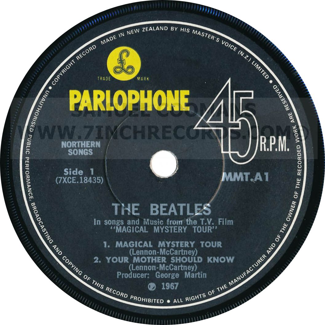 Label Aside of disc 1