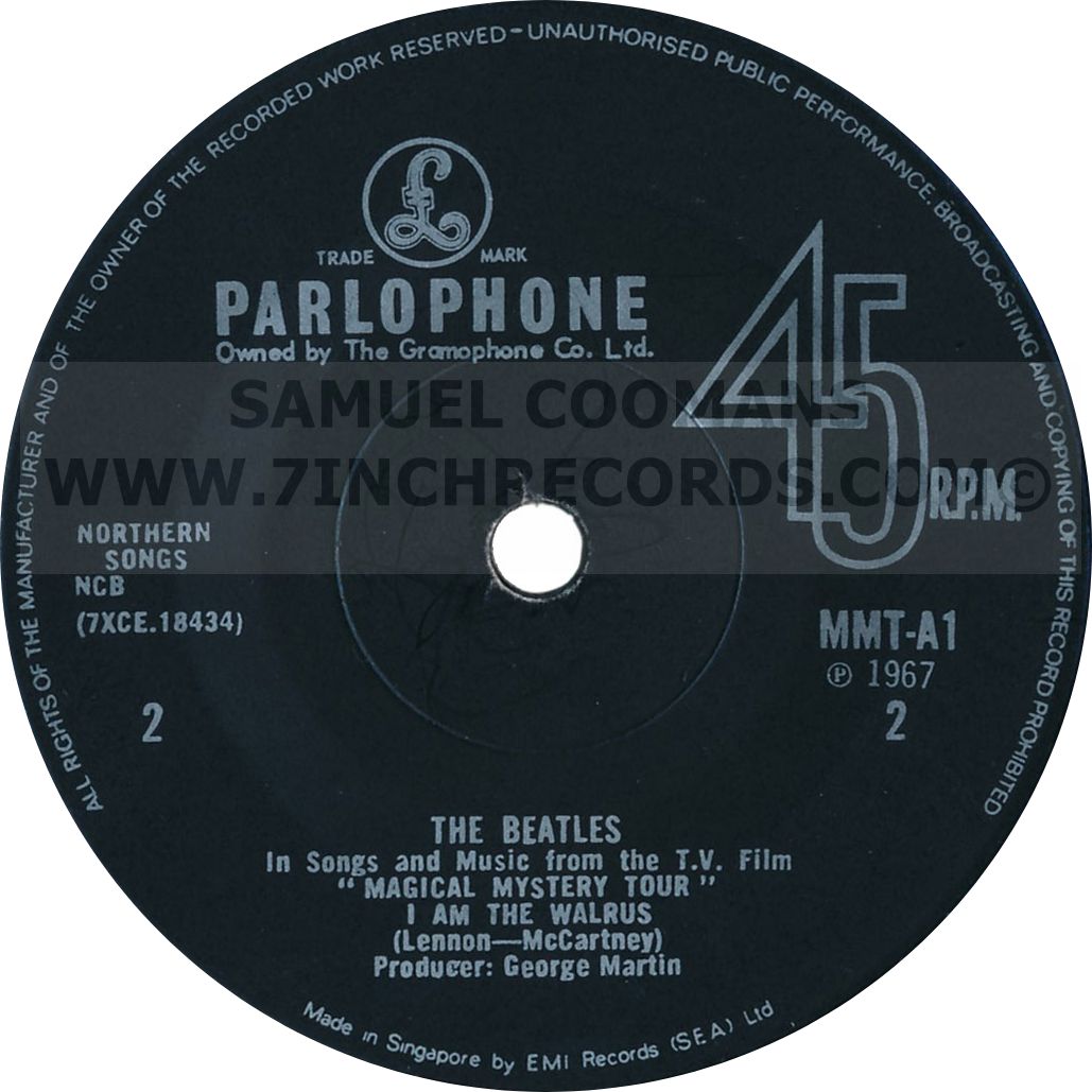 Label Bside of disc 1