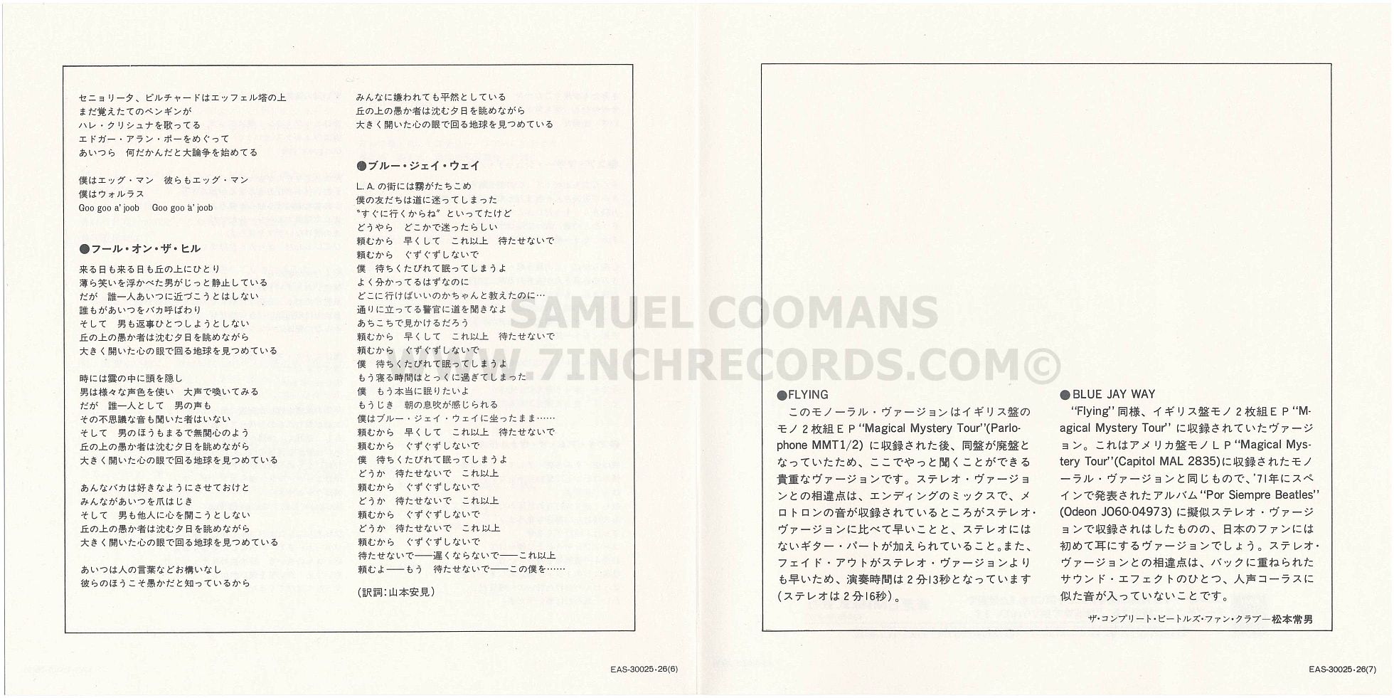 Inner Flaps of sleeve