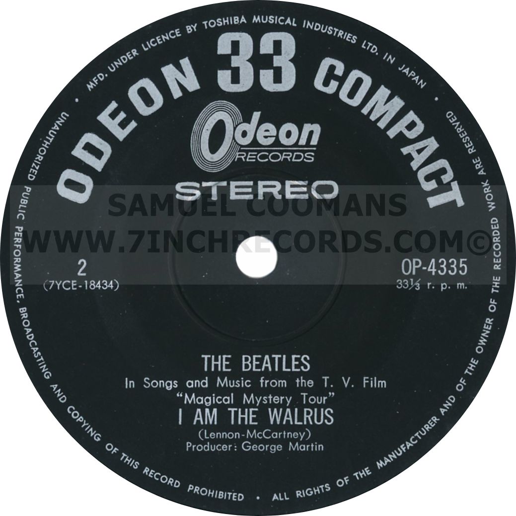 Label Bside of disc 1