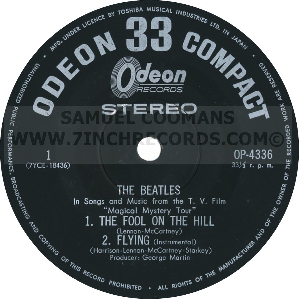 Label Aside of disc 2