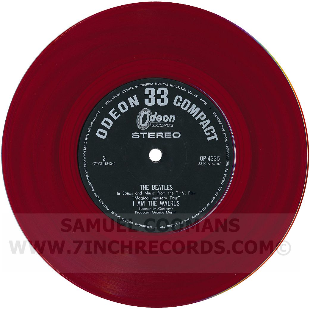 Label Bside of disc 1