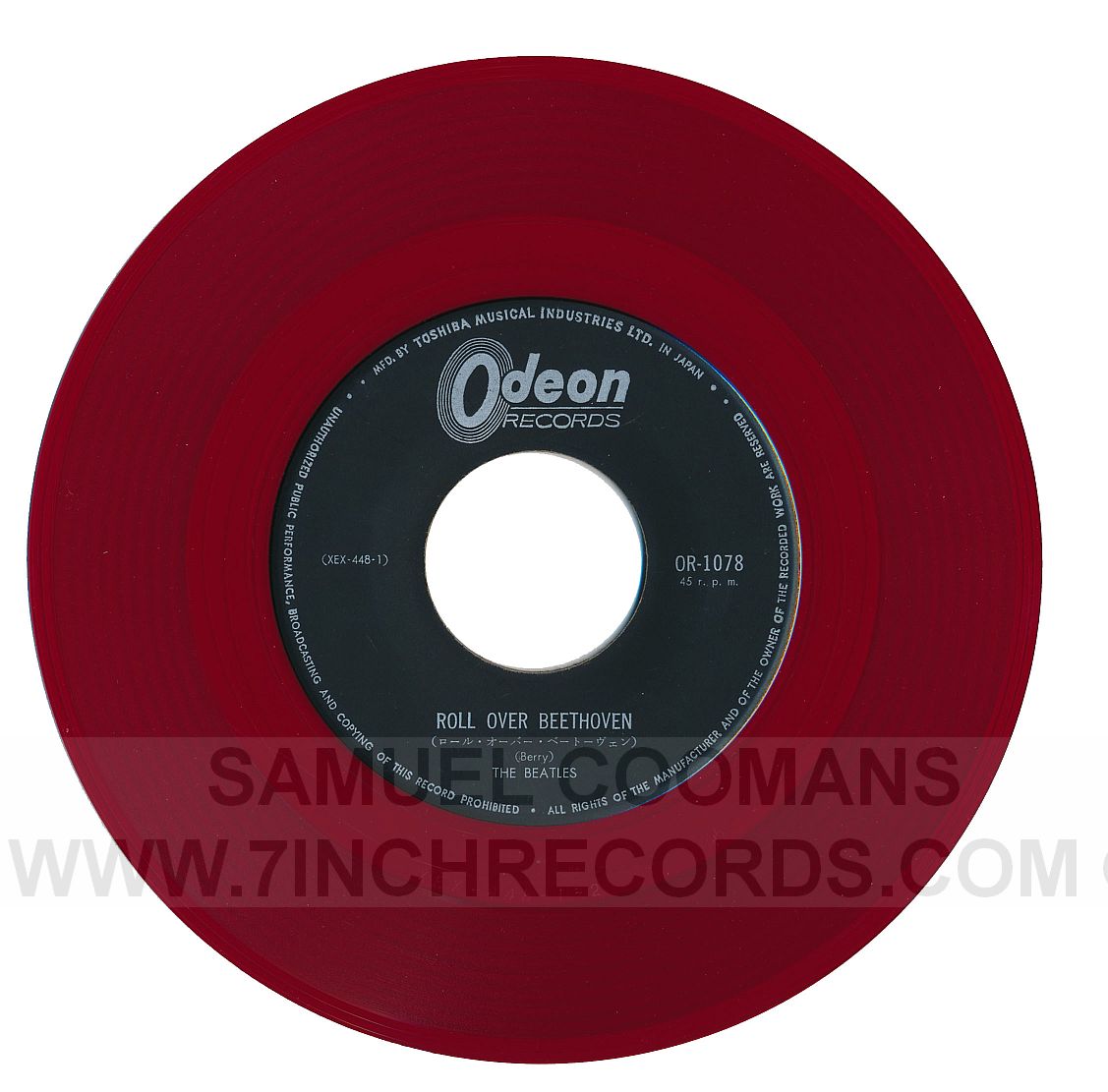 Label Bside of disc 1