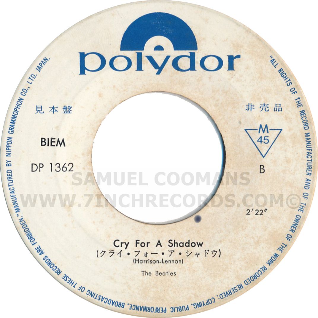 Label Bside of disc 1