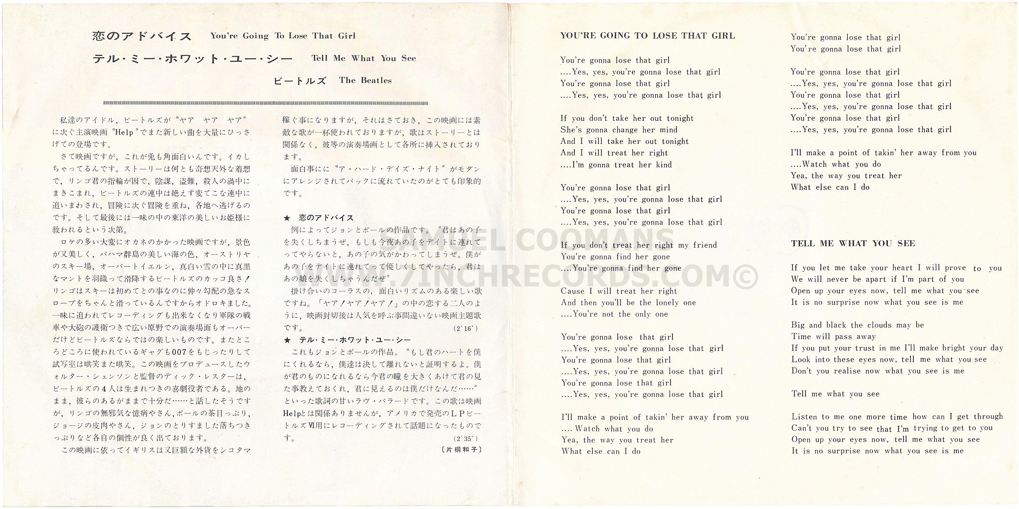 Inner Flaps of sleeve