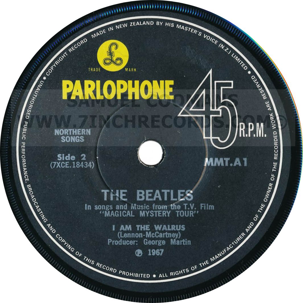 Label Bside of disc 1