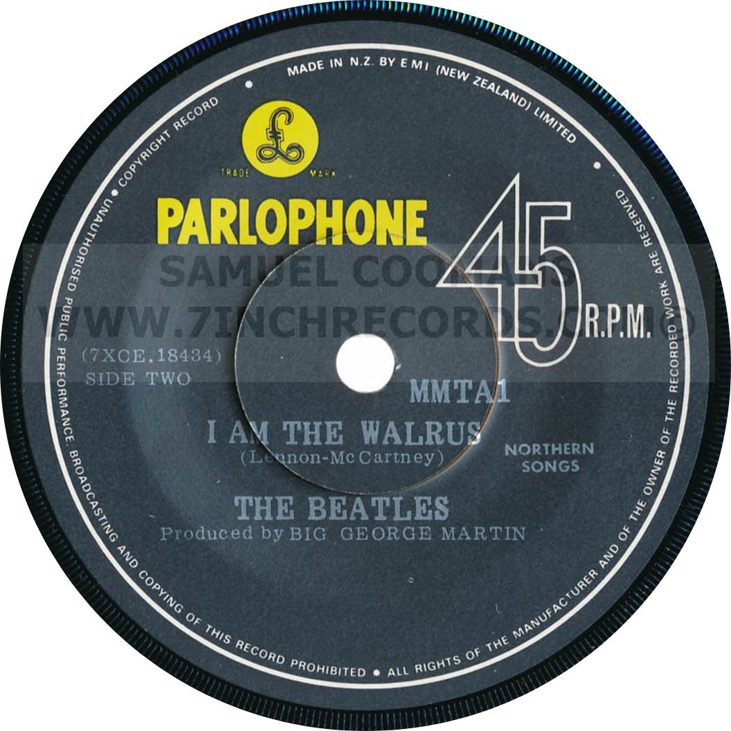 Label Bside of disc 1