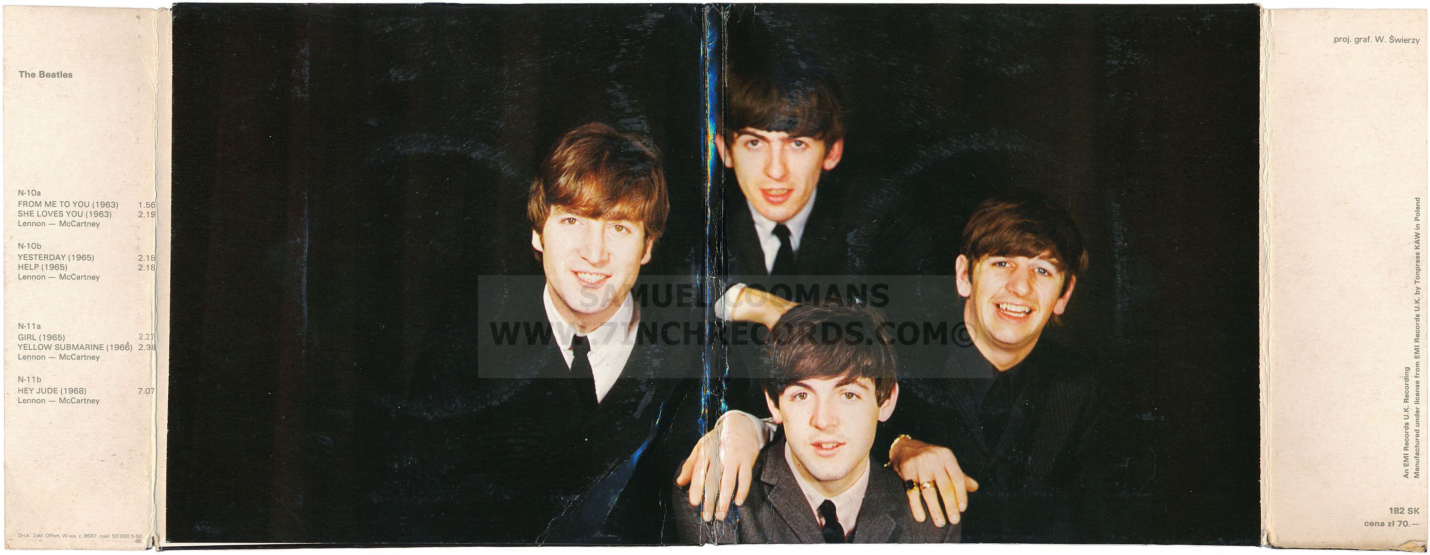 Inner Flaps of booklet