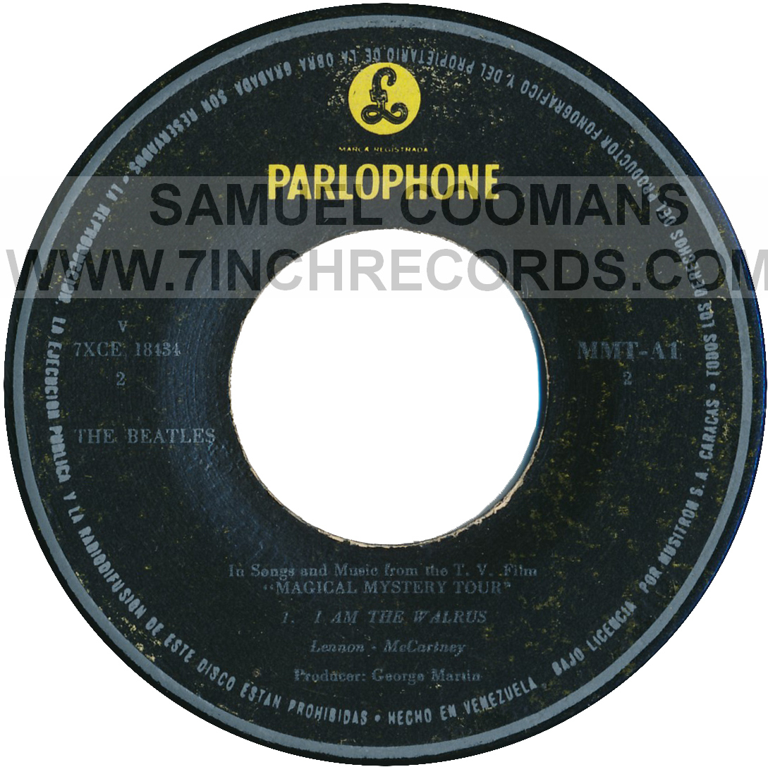 Label Bside of disc 1
