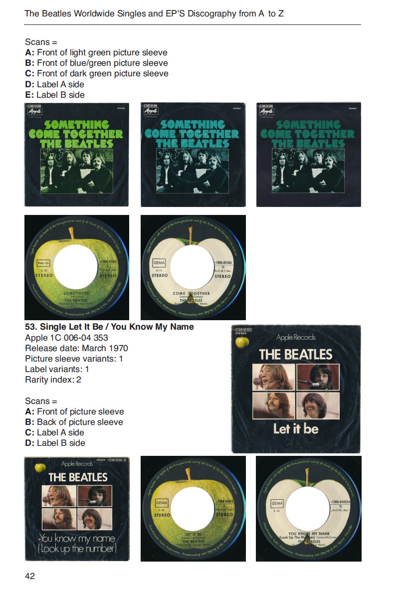 The Beatles worldwide singles and EP encyclopedia V10 The Beatles worldwide singles and EP encyclopedia V10