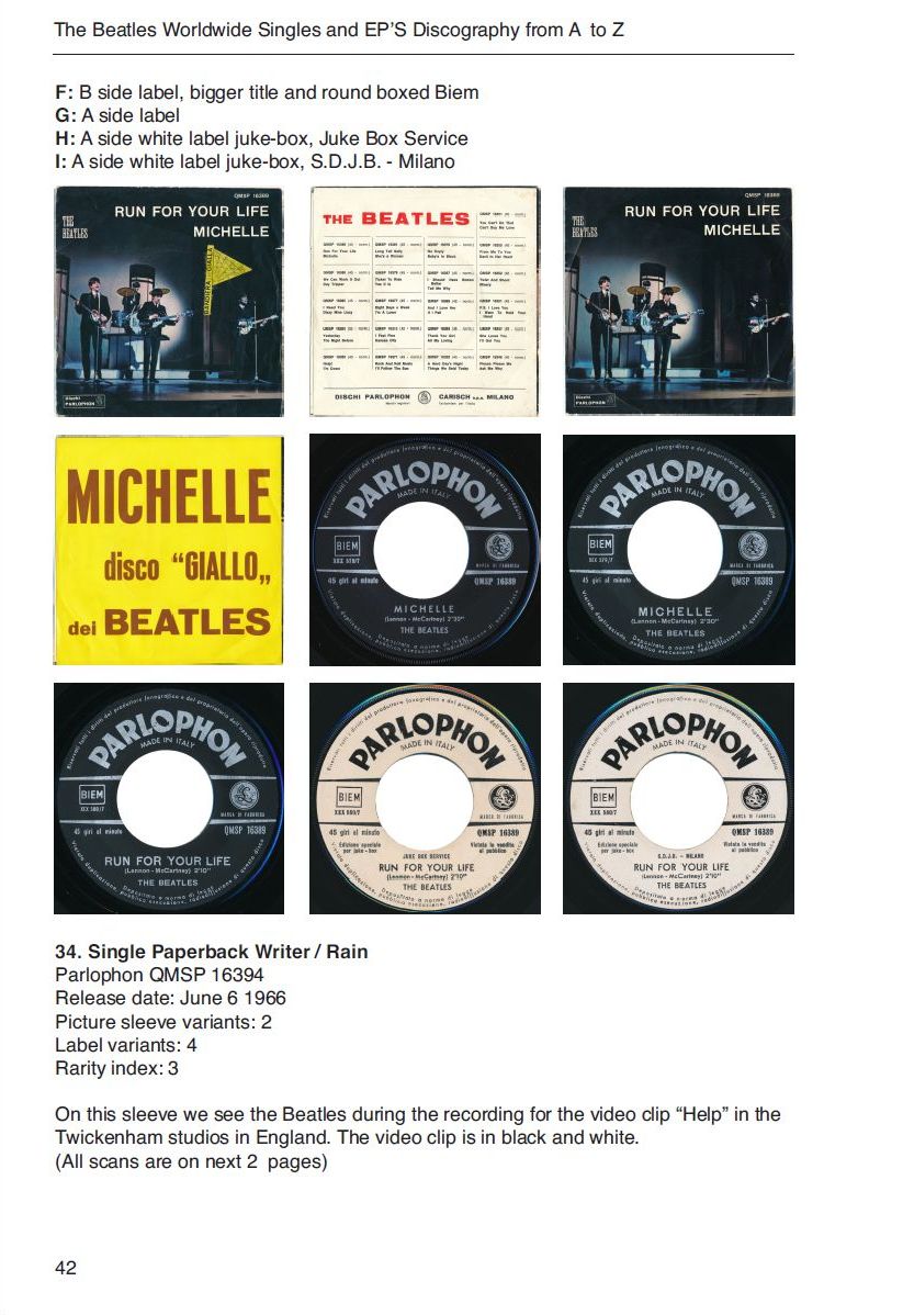 The Beatles worldwide singles and EP encyclopedia V14 The Beatles worldwide singles and EP encyclopedia V14